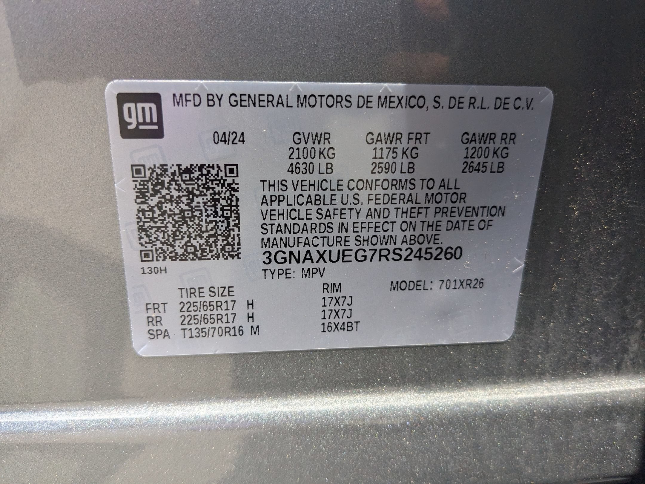 2024 Chevrolet Equinox LT