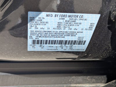 2026 Ford Explorer Active w/200A Pkg