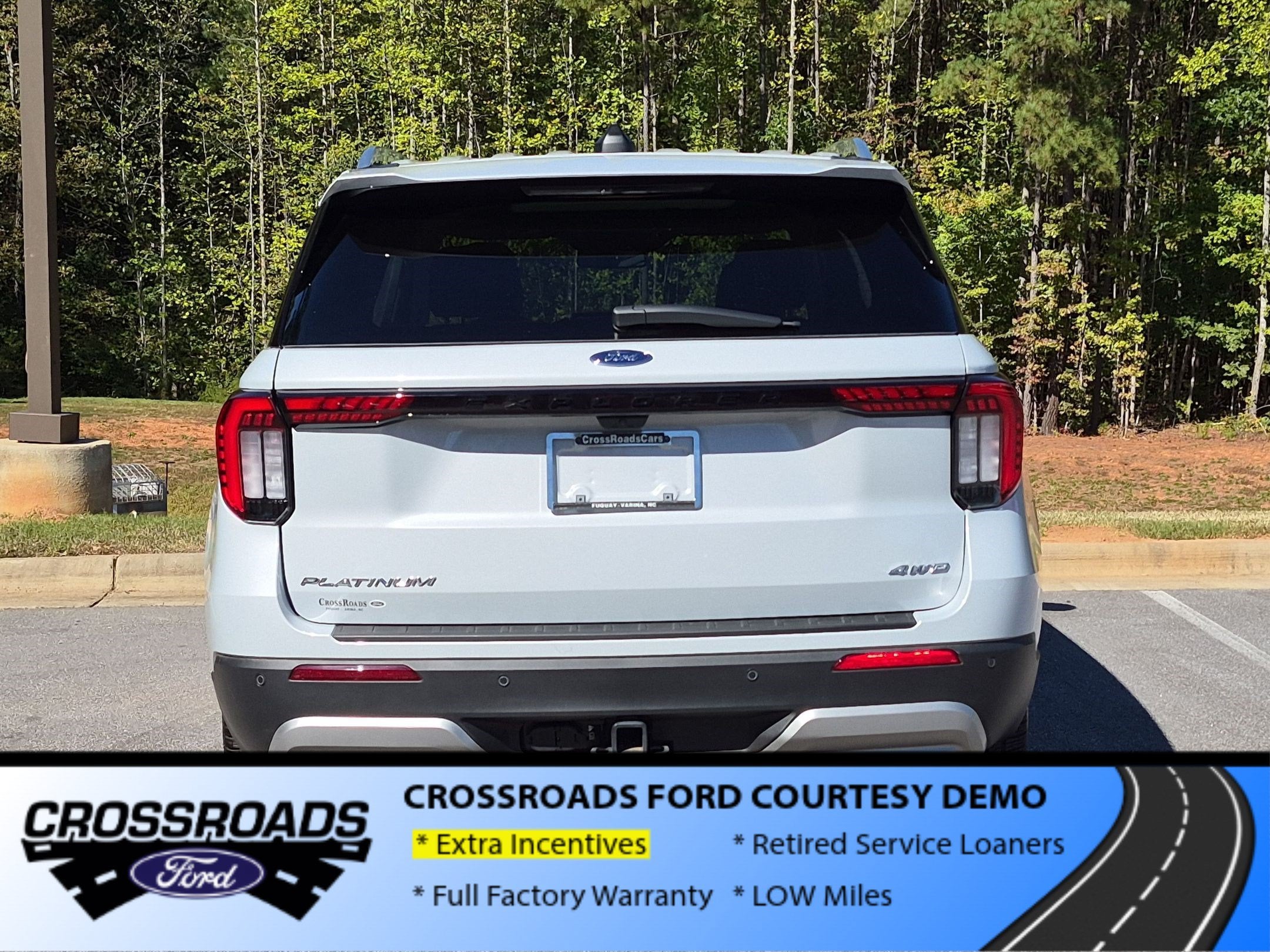 2026 Ford Explorer Platinum - Crossroads Courtesy Demo