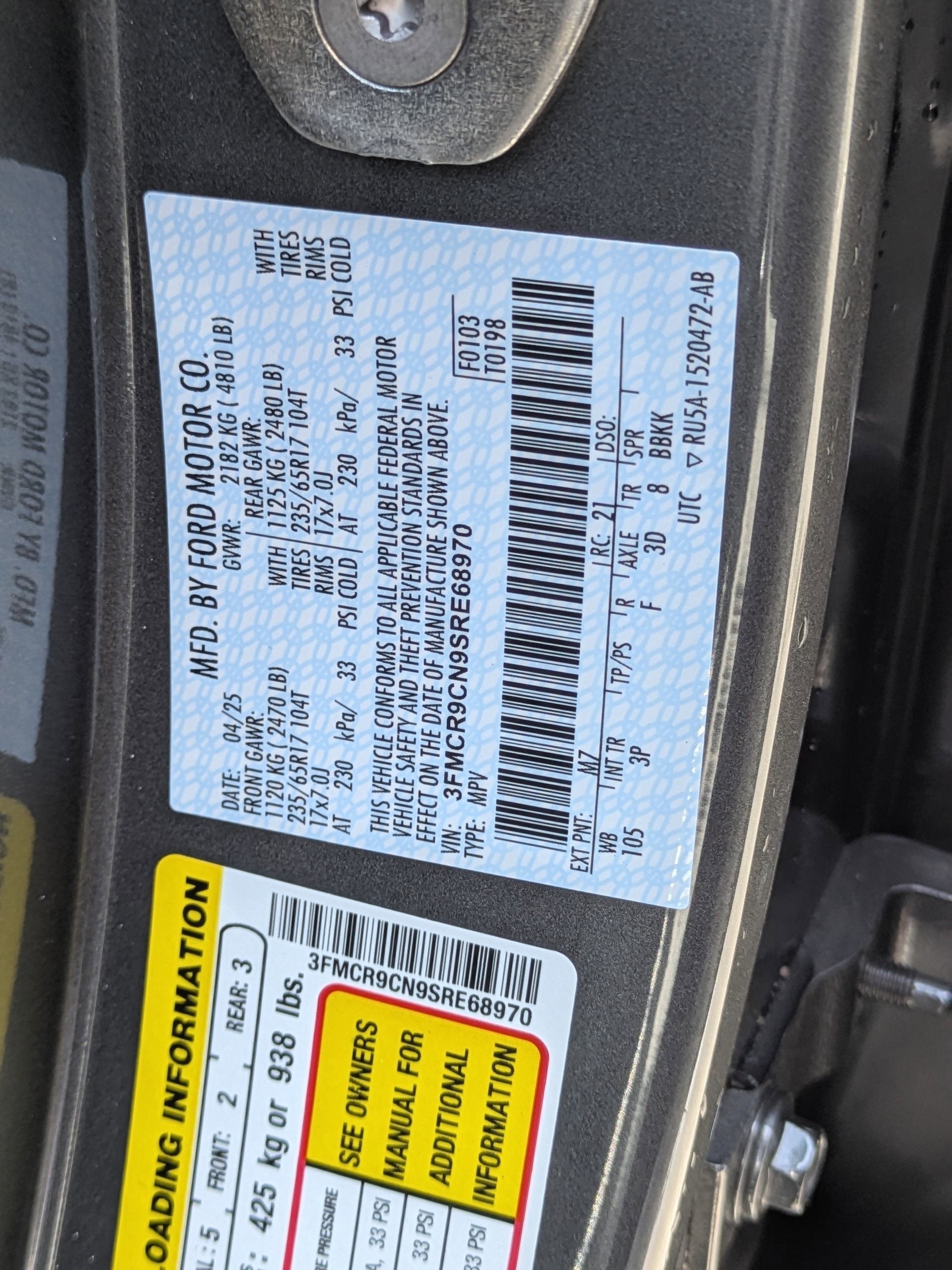 2025 Ford Bronco Sport Outer Banks