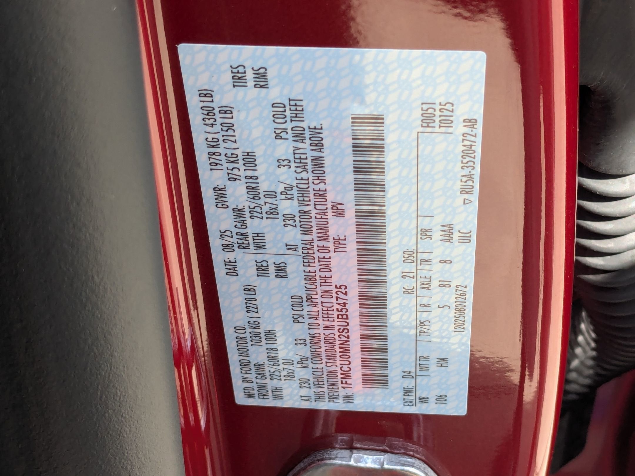 2025 Ford Escape ST-Line