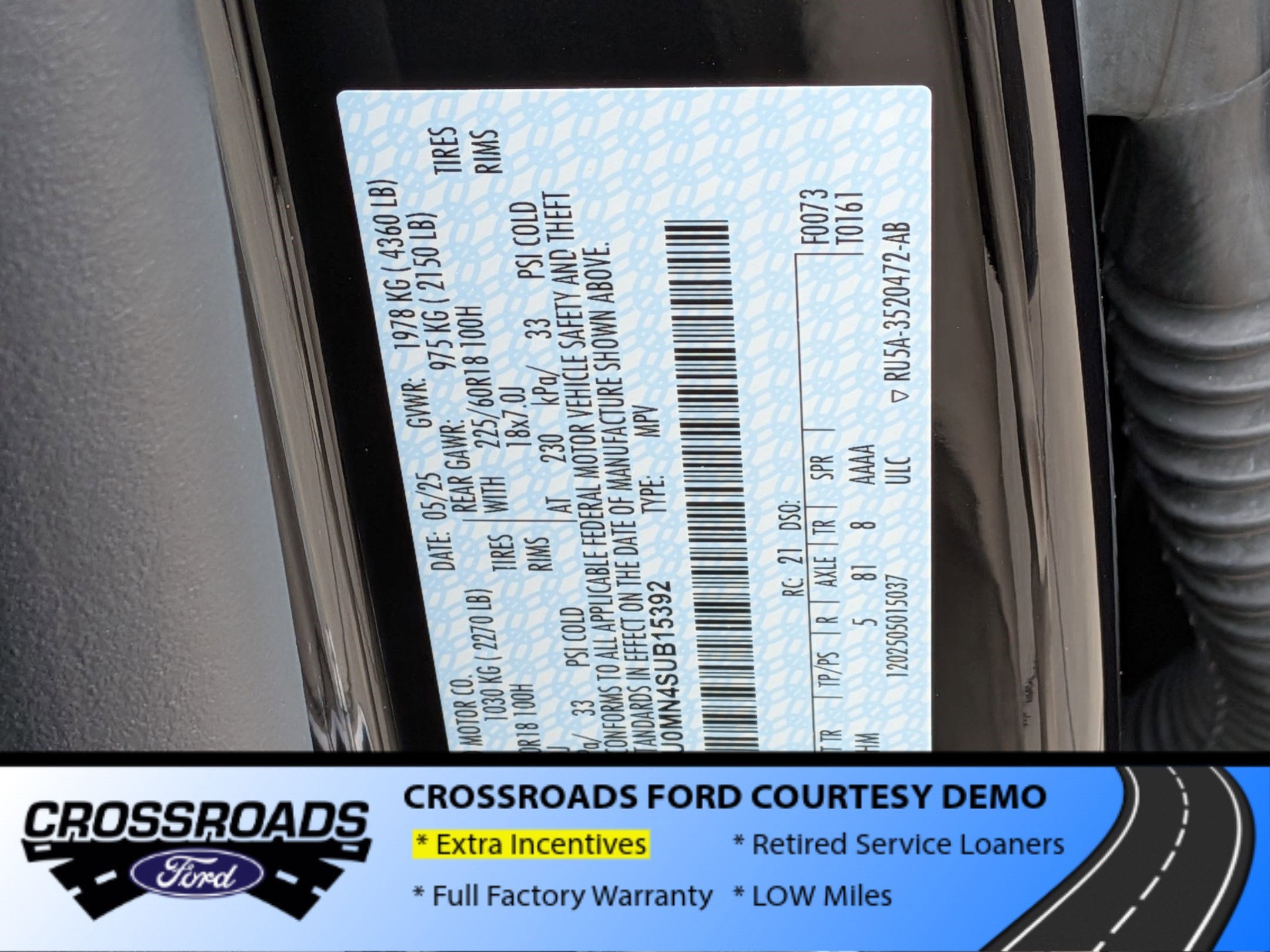 2025 Ford Escape ST-Line - Crossroads Courtesy Demo