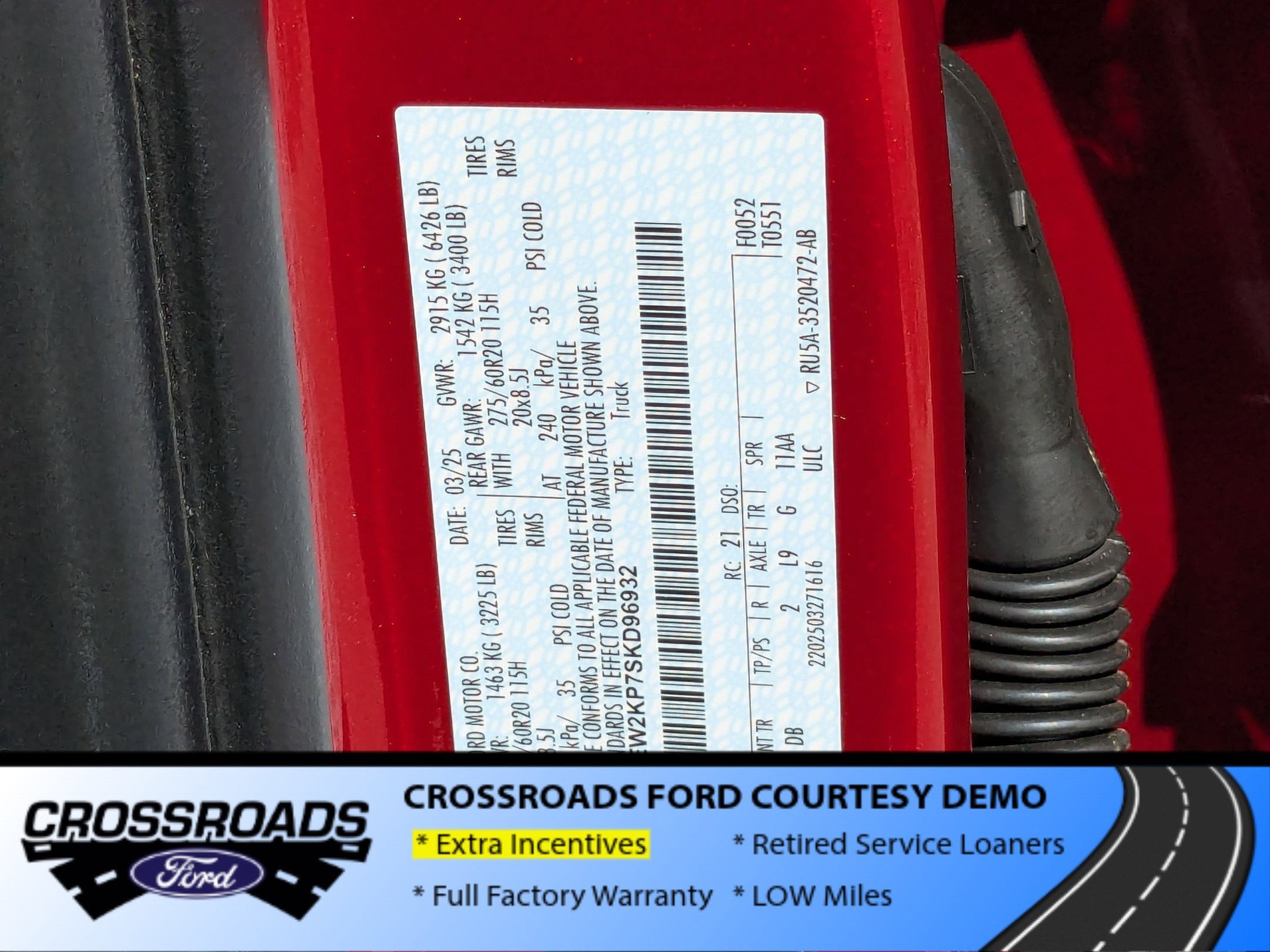 2025 Ford F-150 STX - Crossroads Courtesy Demo