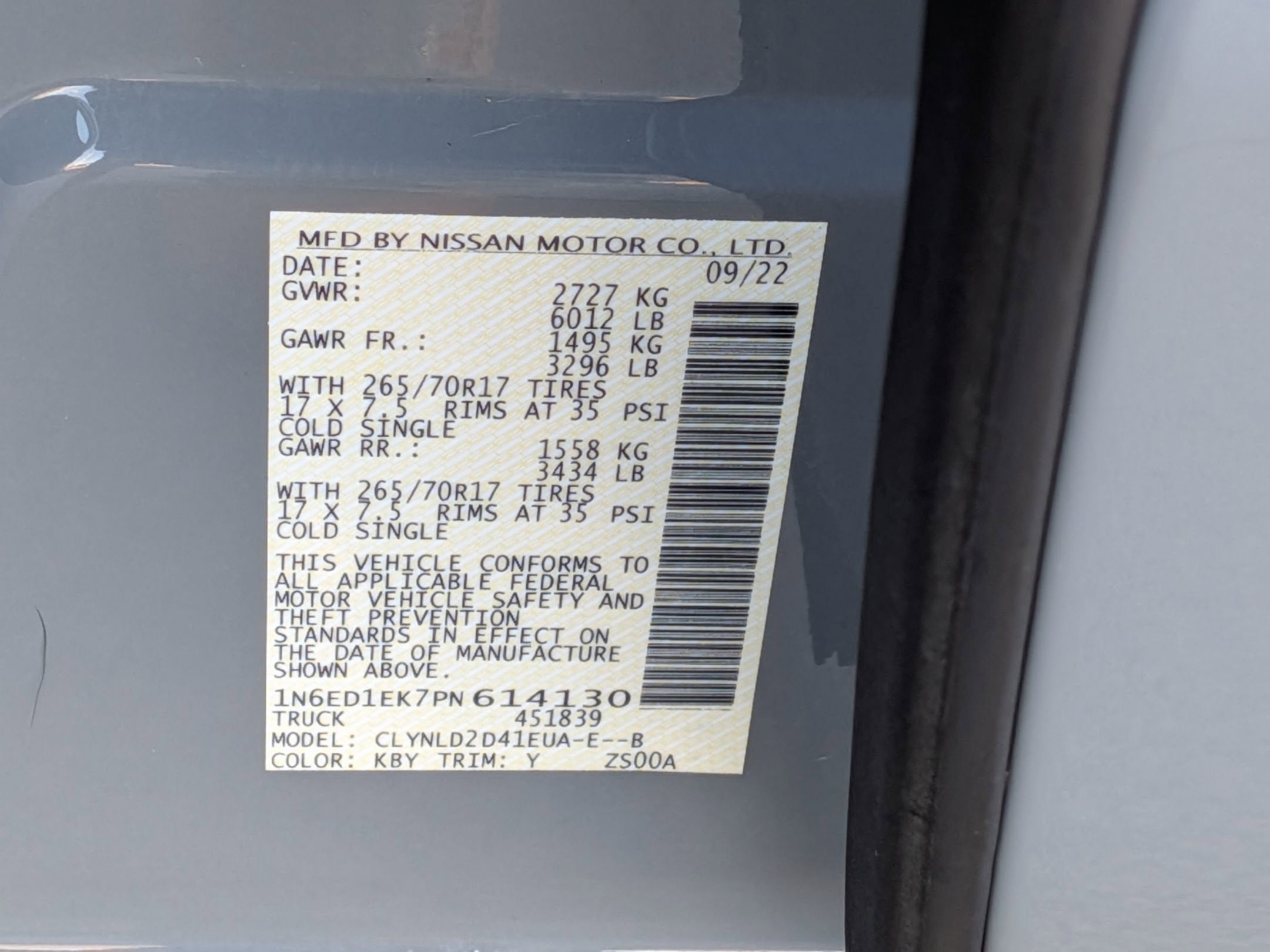 2023 Nissan Frontier PRO-4X