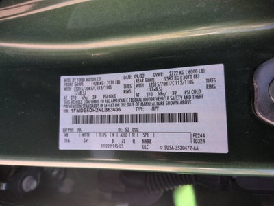 2022 Ford Bronco Black Diamond