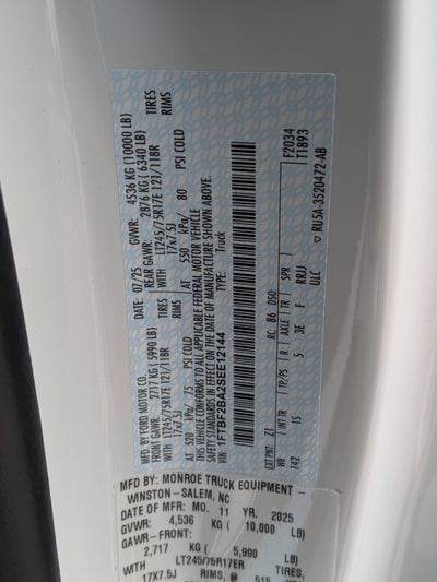 2025 Ford Super Duty F-250 SRW XL