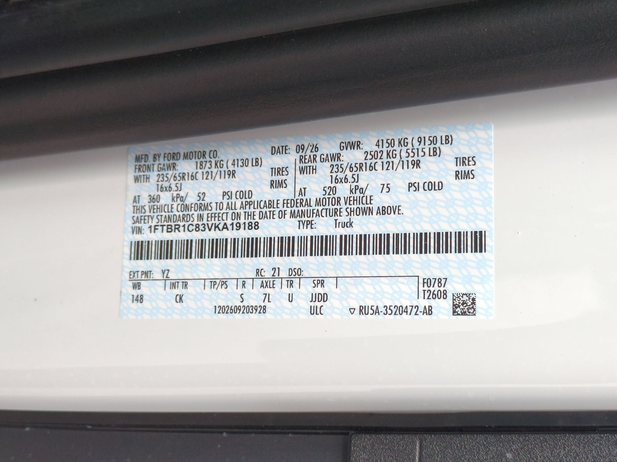 2027 Ford Transit Cargo Van Base