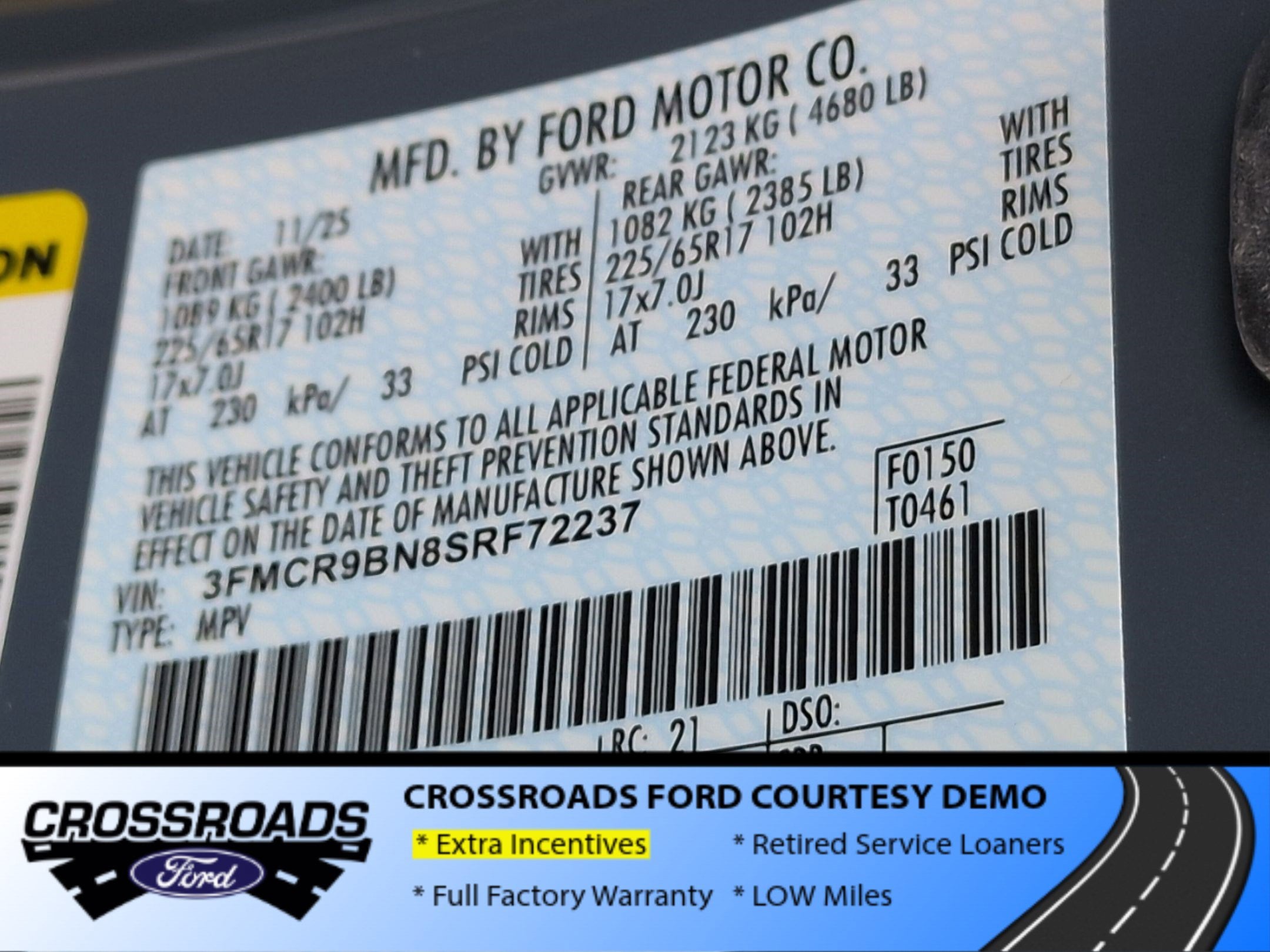 2025 Ford Bronco Sport Big Bend - Crossroads Courtesy Demo