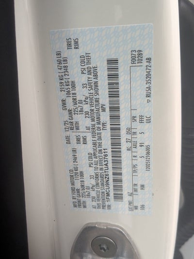 2026 Ford Escape ST-Line Select