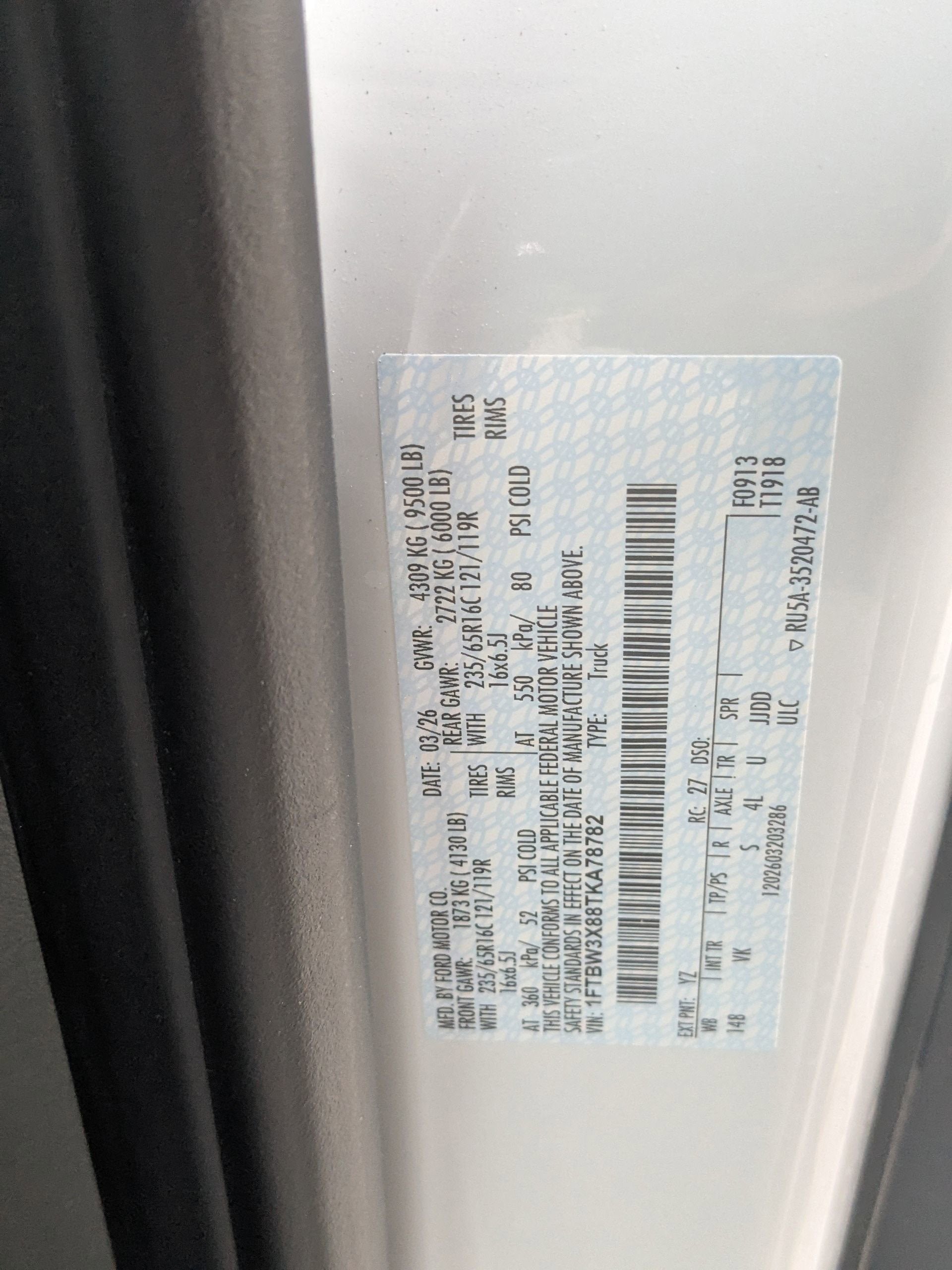 2026 Ford Transit Cargo Van Base
