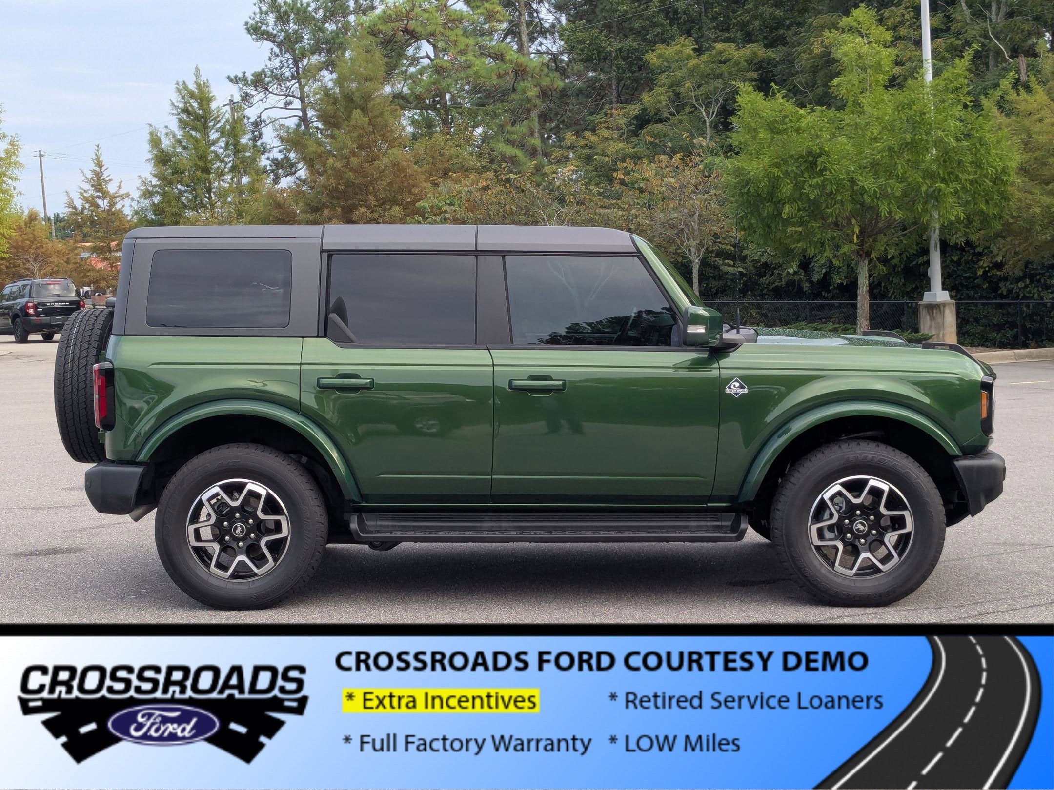 2025 Ford Bronco Outer Banks - Crossroads Courtesy Demo