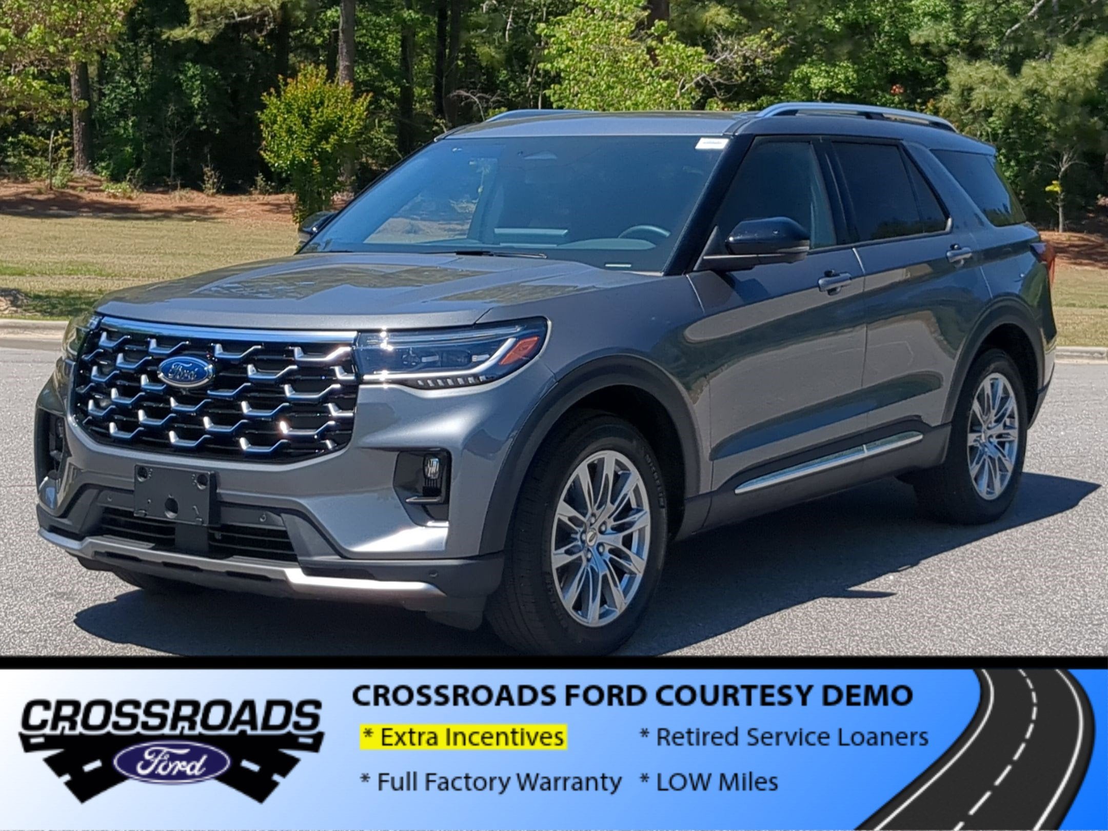 2026 Ford Explorer Platinum - Crossroads Courtesy Demo