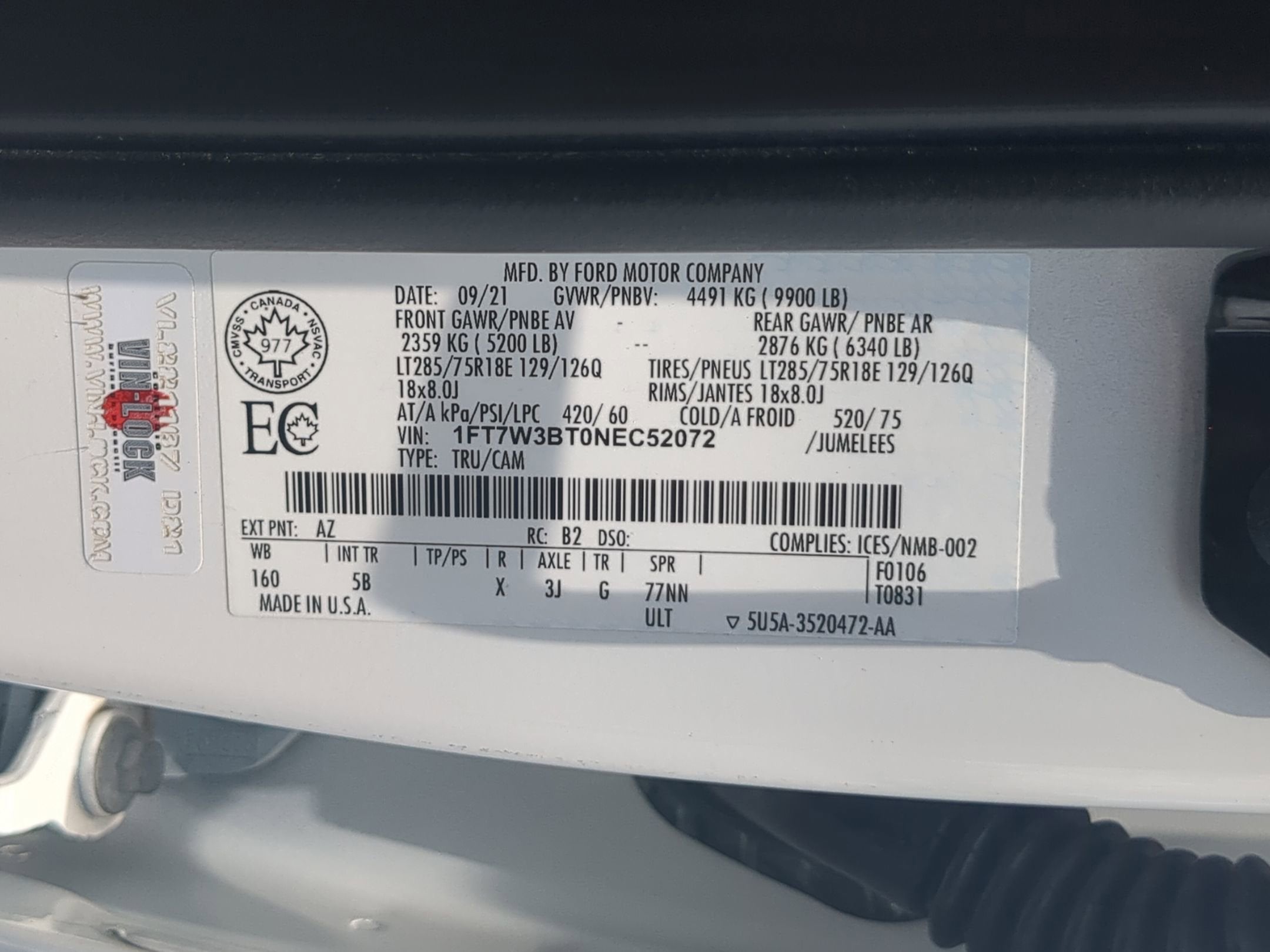 2022 Ford Super Duty F-350 SRW LARIAT