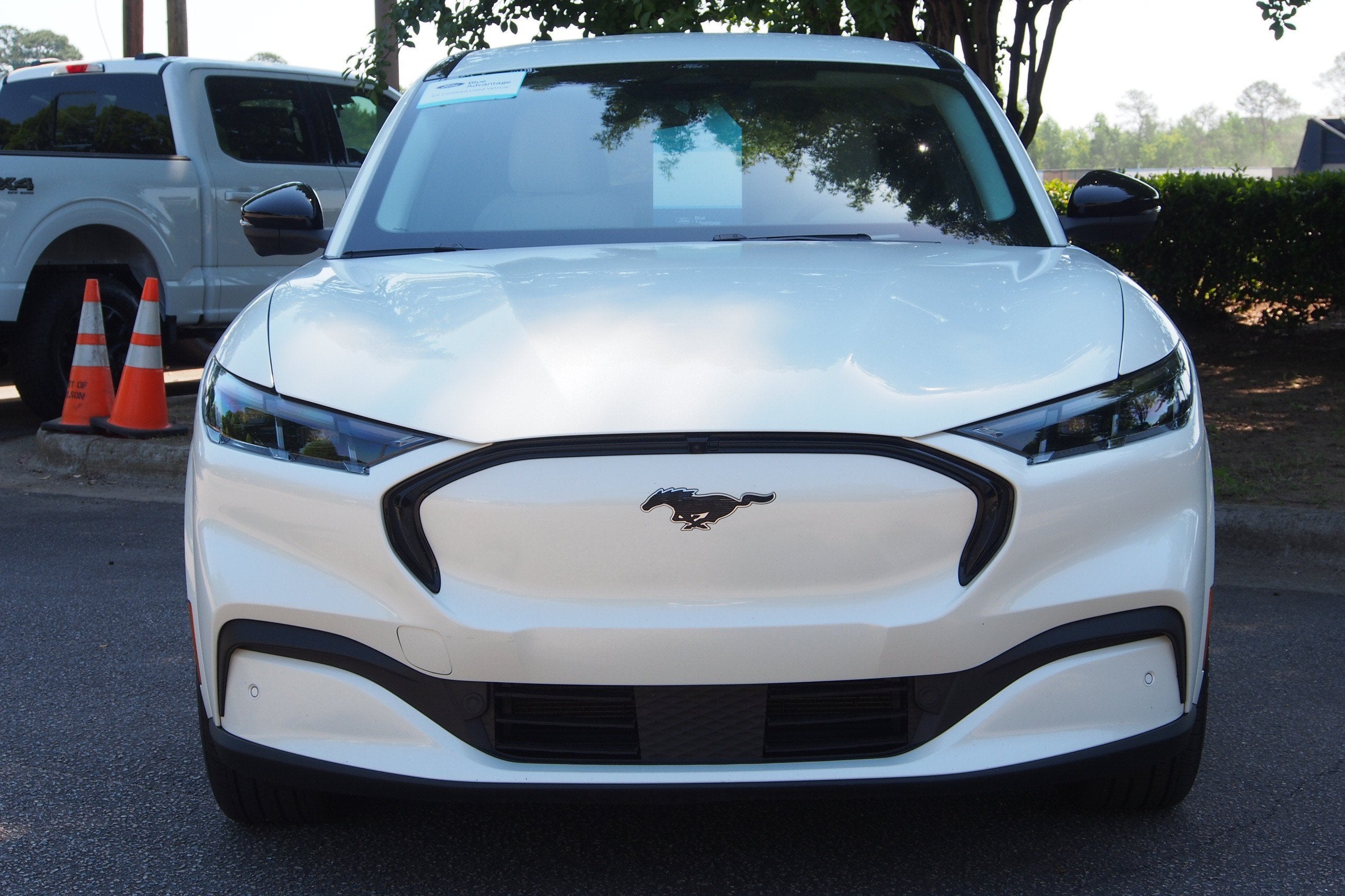 Used 2025 Ford Mustang Mach-E Premium AWD with VIN 3FMTK3SU3SMA00515 for sale in Southern Pines, NC