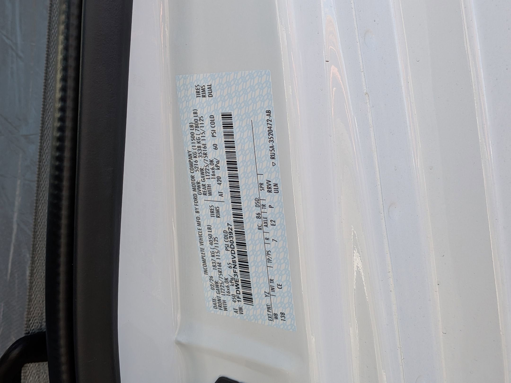 2027 Ford E-Series Cutaway Base