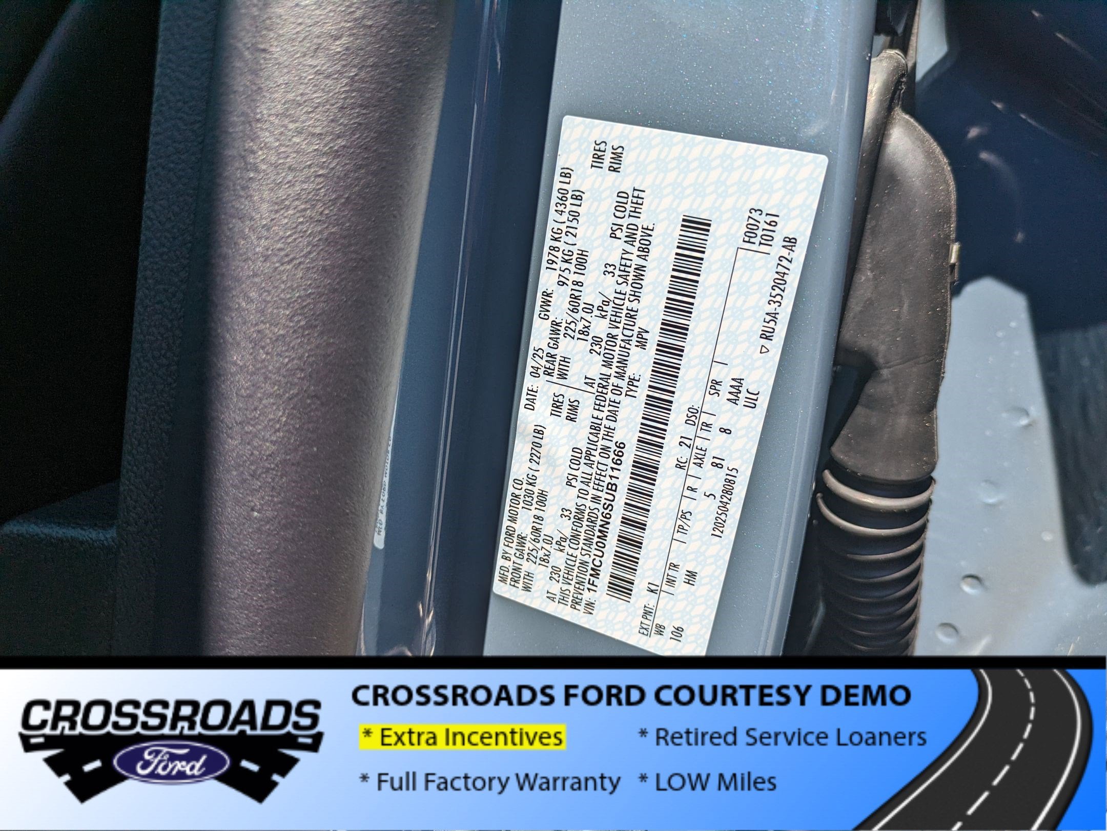 2025 Ford Escape ST-Line - Crossroads Courtesy Demo