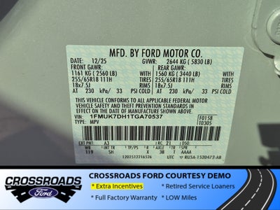 2026 Ford Explorer Active - Crossroads Courtesy Demo