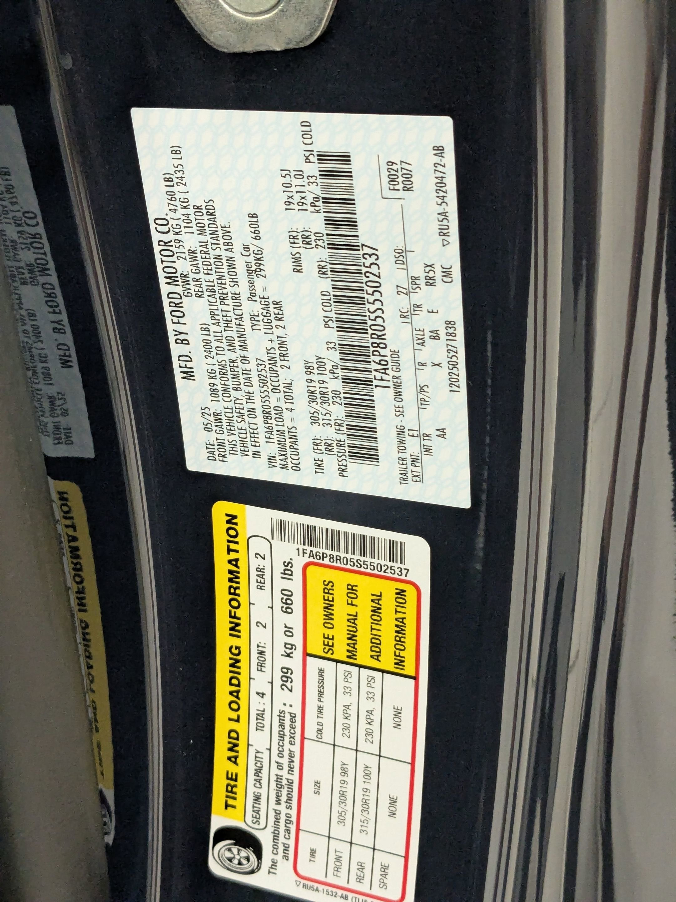 2025 Ford Mustang Dark Horse