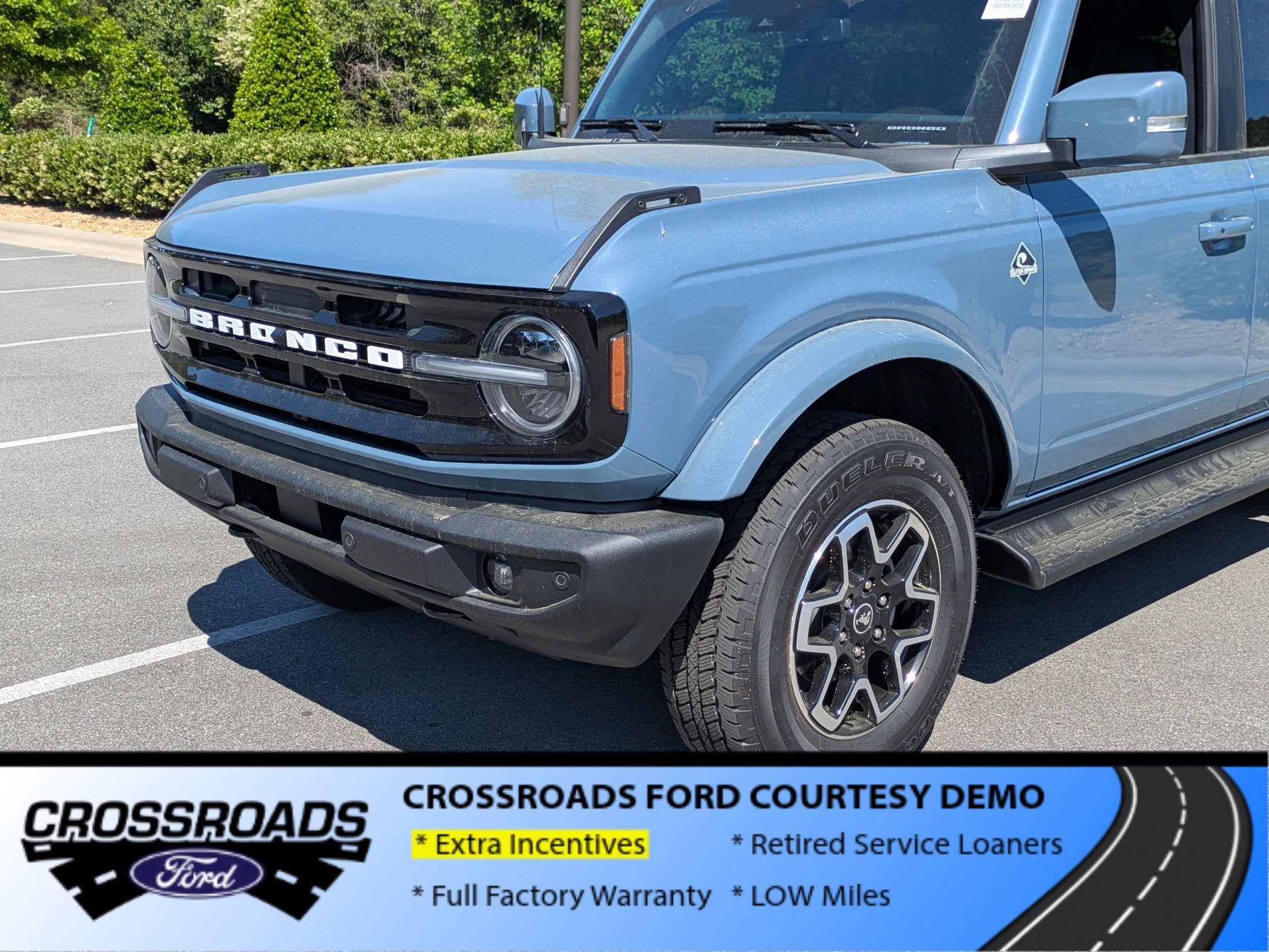 2025 Ford Bronco Outer Banks - Crossroads Courtesy Demo