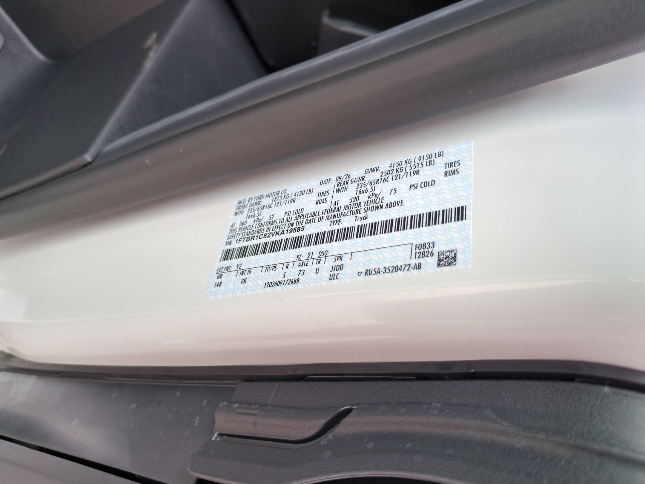 2027 Ford Transit Cargo Van Base