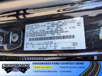 2025 Ford F-150 XLT - Crossroads Courtesy Demo