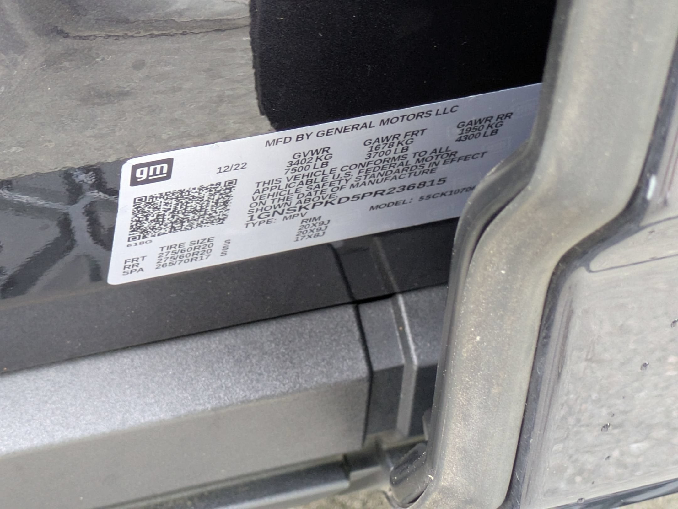 2023 Chevrolet Tahoe Z71