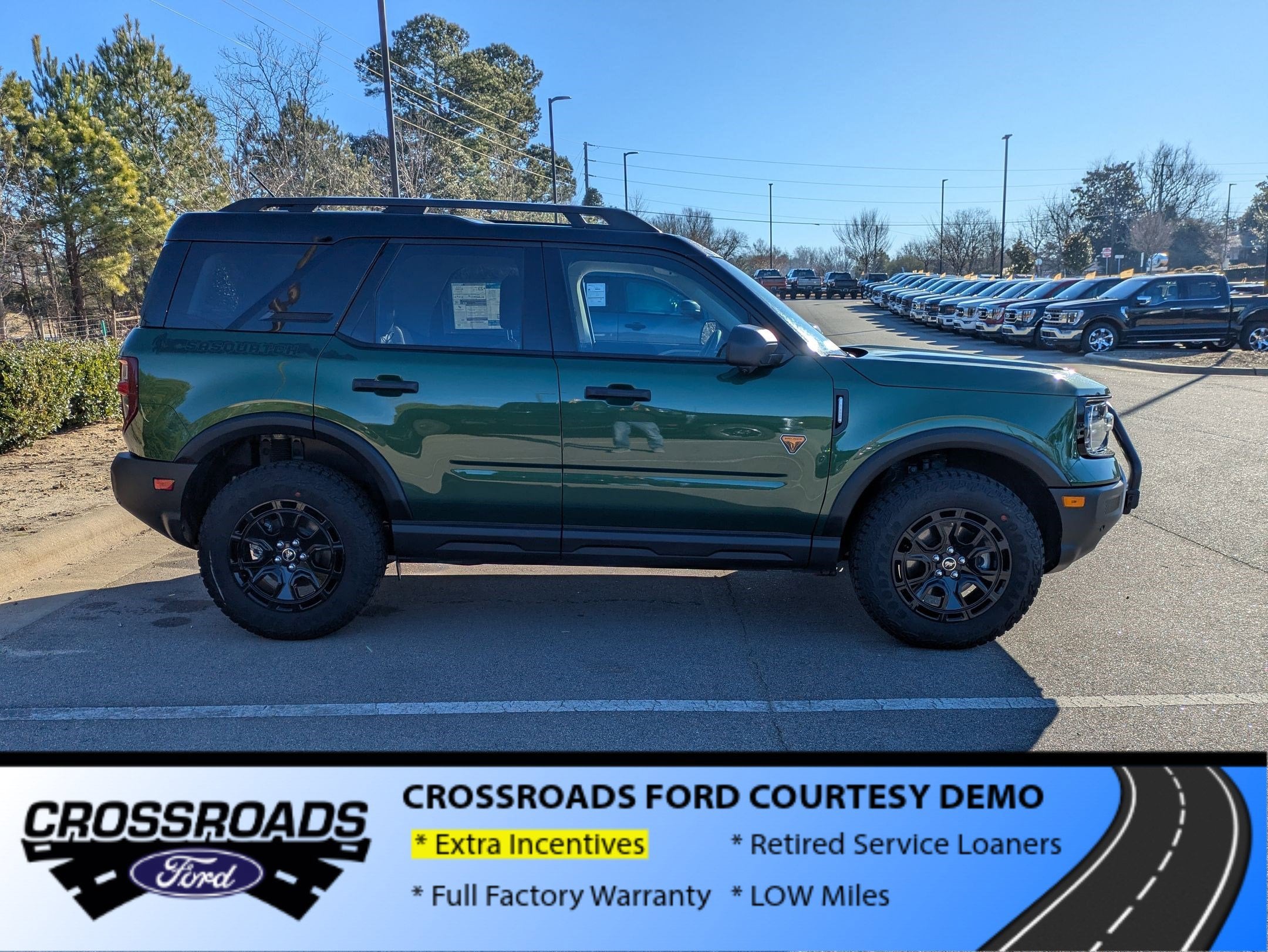 2025 Ford Bronco Sport Badlands - Crossroads Courtesy Demo