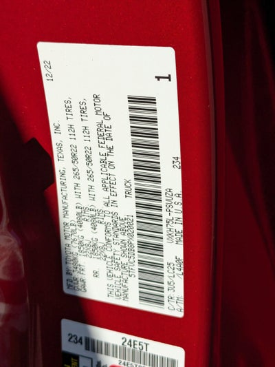 2023 Toyota Tundra 4WD Capstone Hybrid