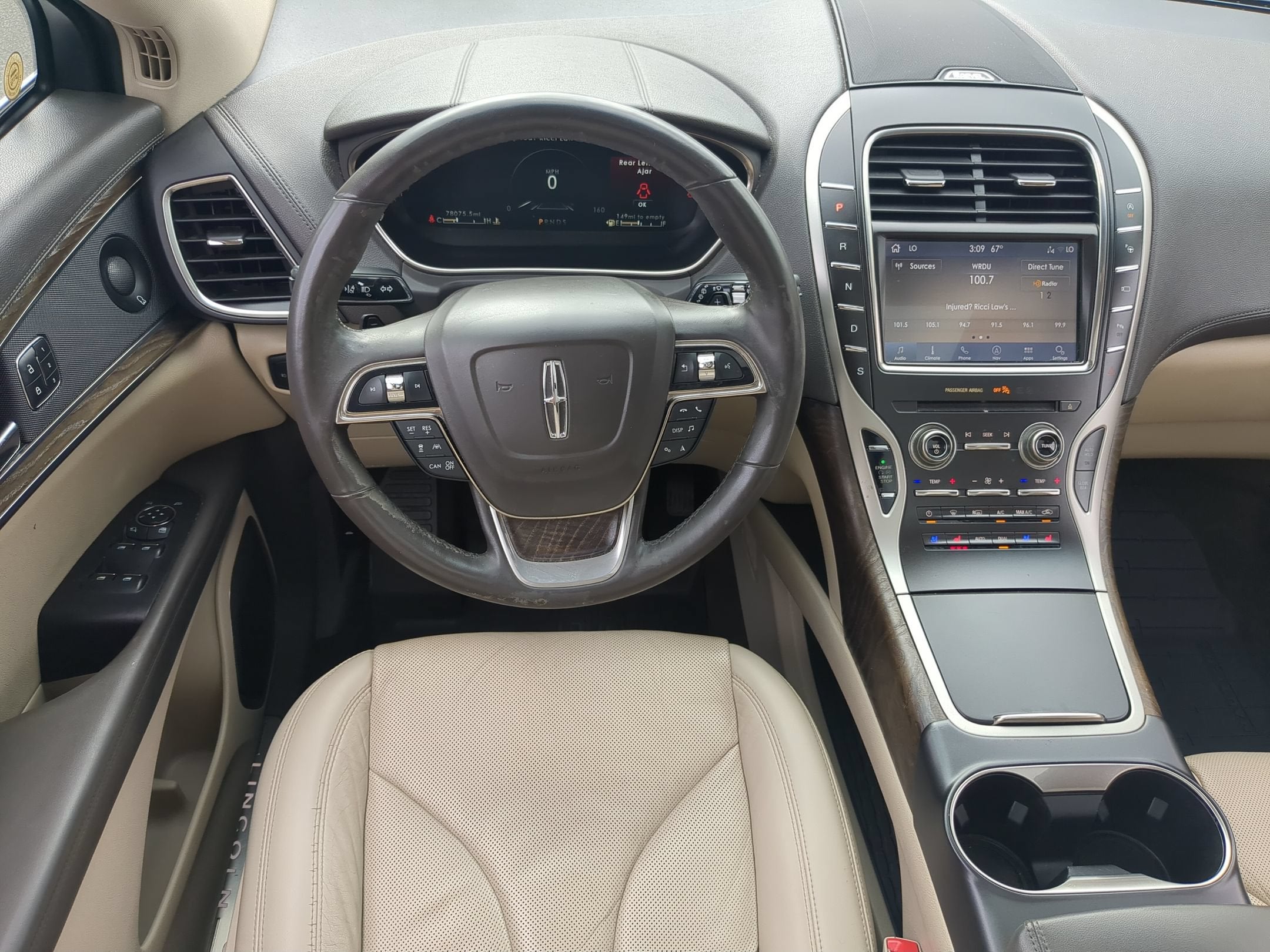 2019 Lincoln Nautilus Reserve
