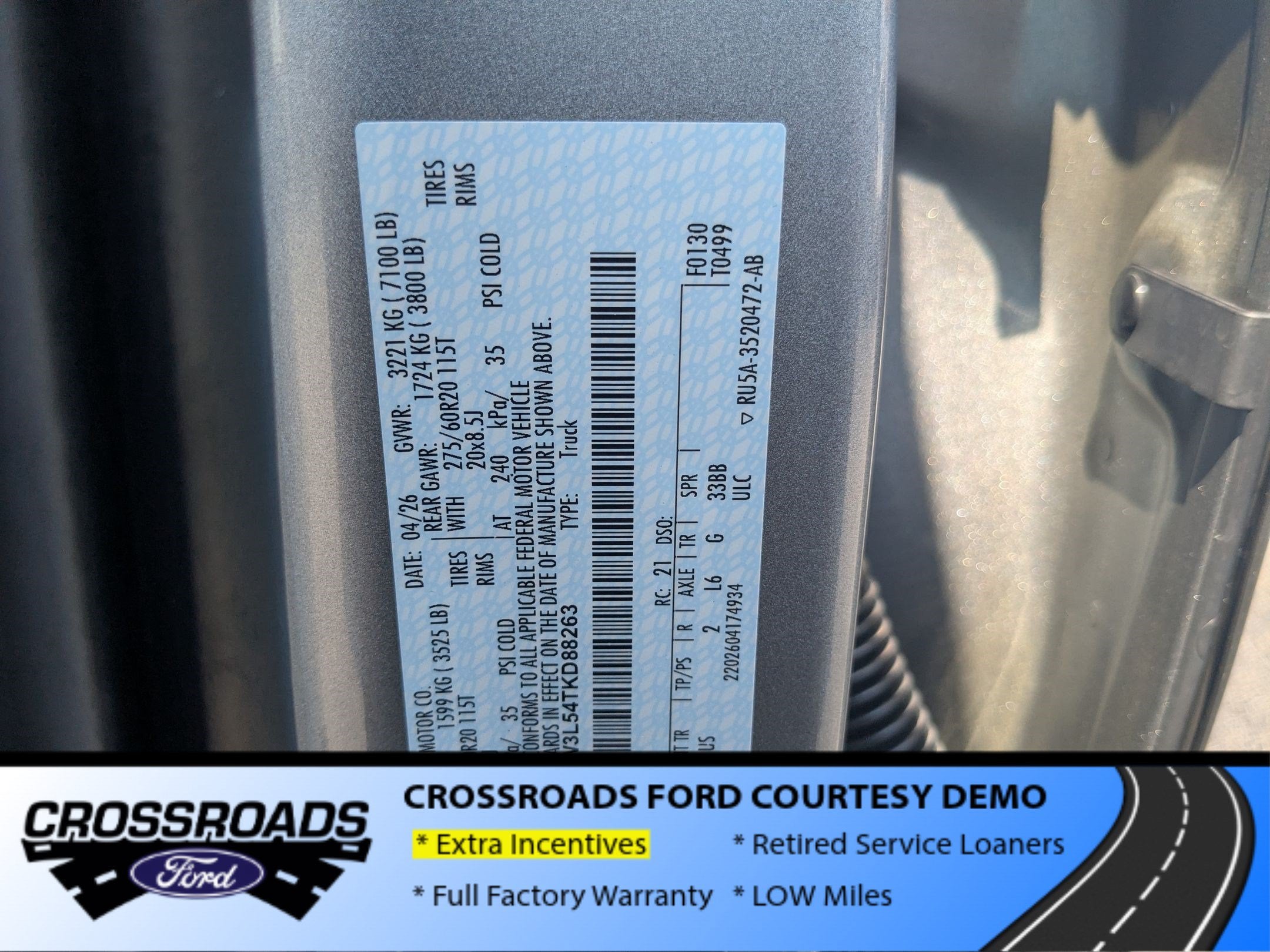 2026 Ford F-150 XLT - Crossroads Courtesy Demo