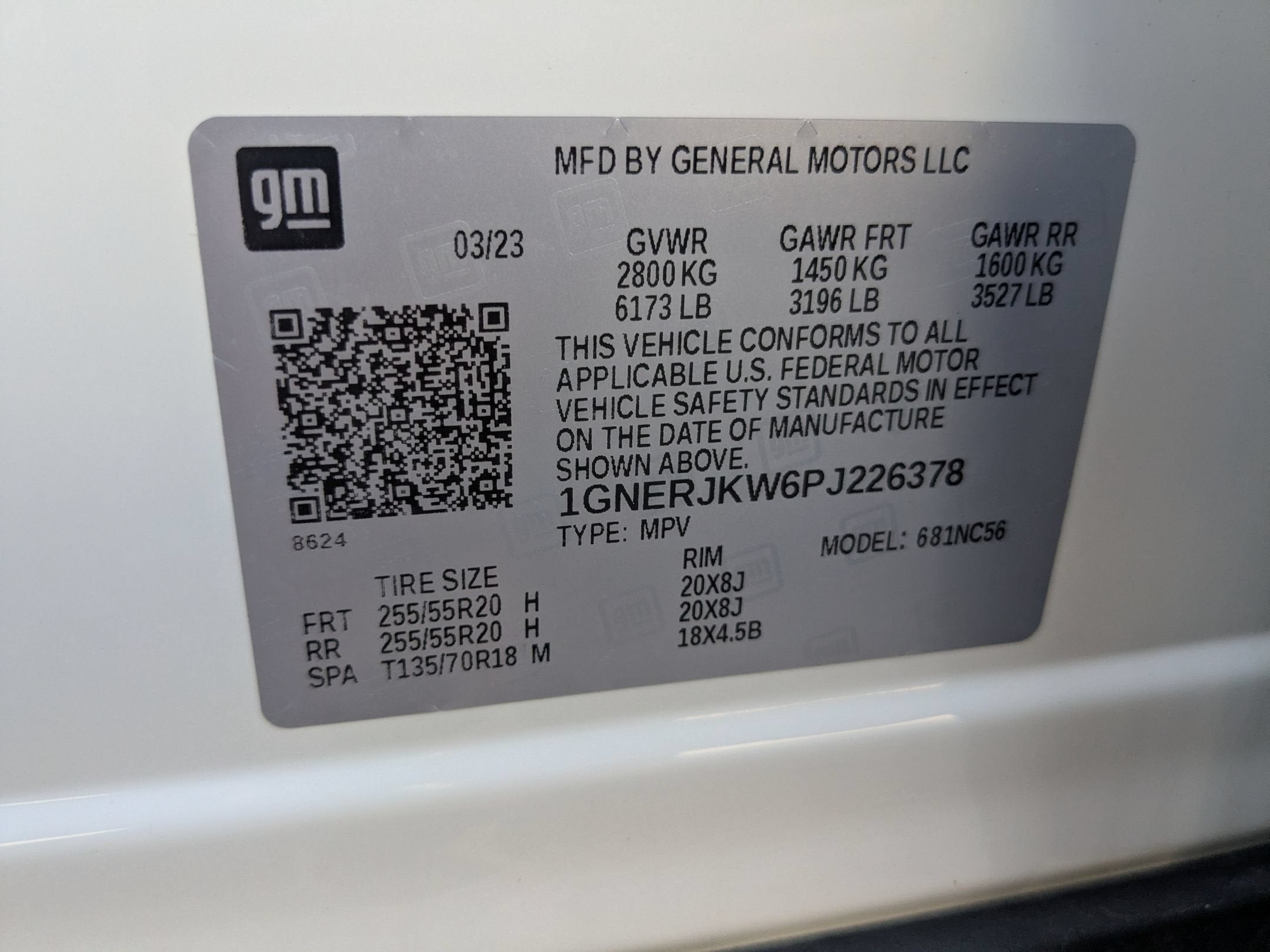 2023 Chevrolet Traverse RS