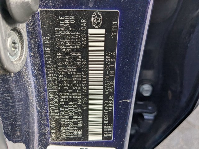 2022 Toyota Camry SE