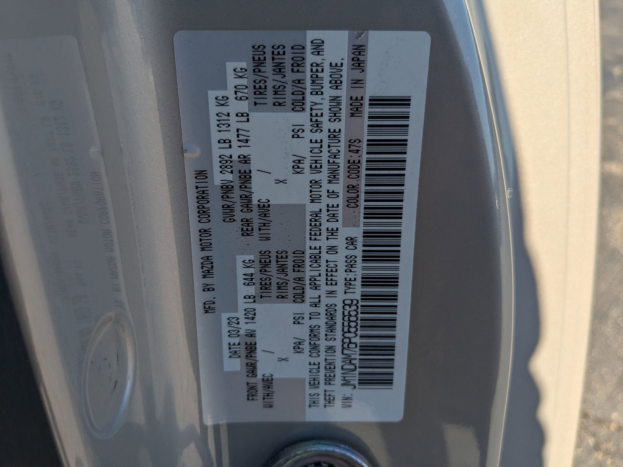 2023 Mazda Mazda MX-5 Miata RF Grand Touring