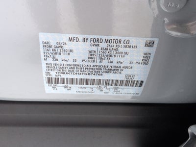 2026 Ford Explorer Active w/200A Pkg