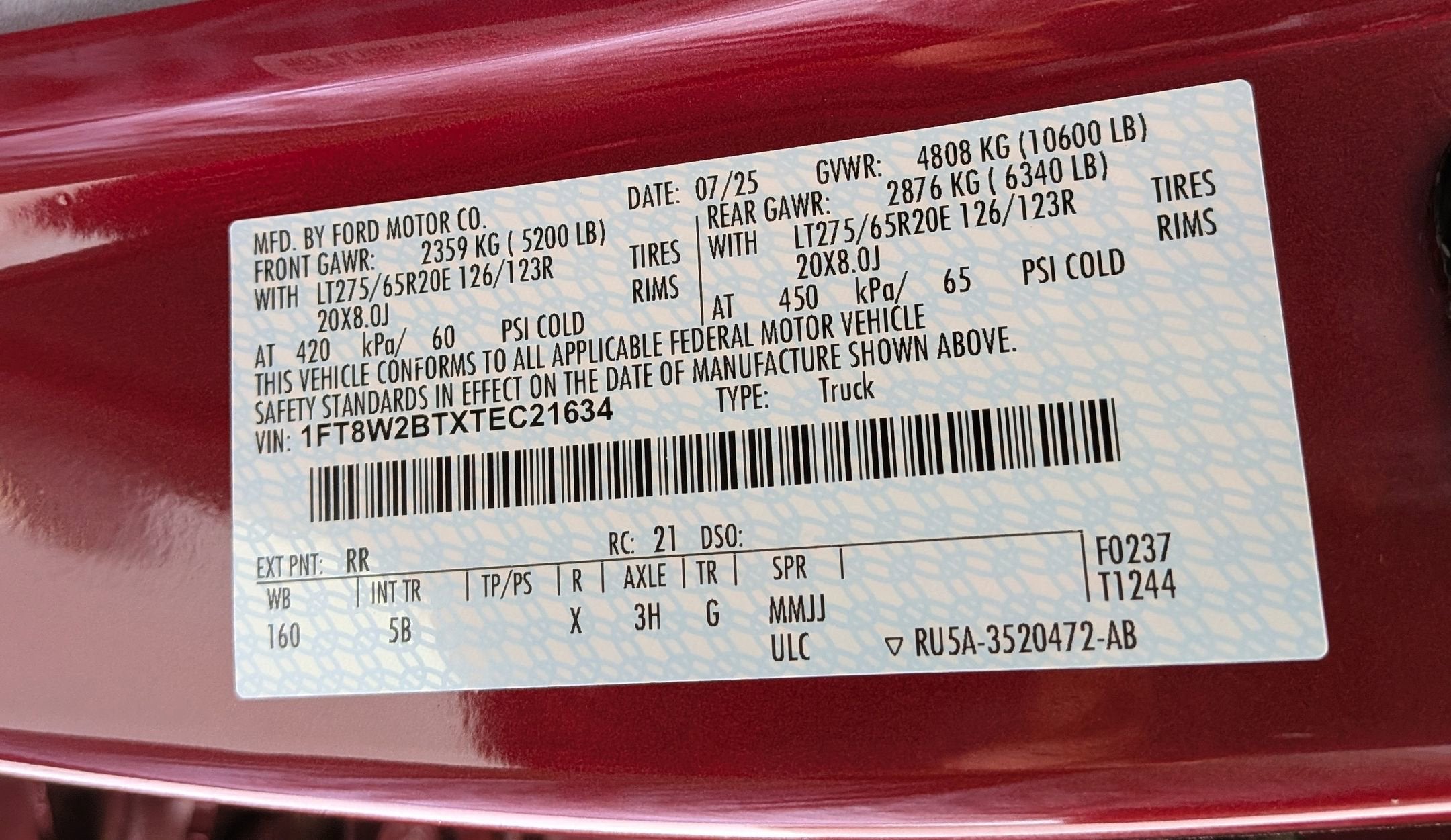 2026 Ford Super Duty F-250 SRW LARIAT