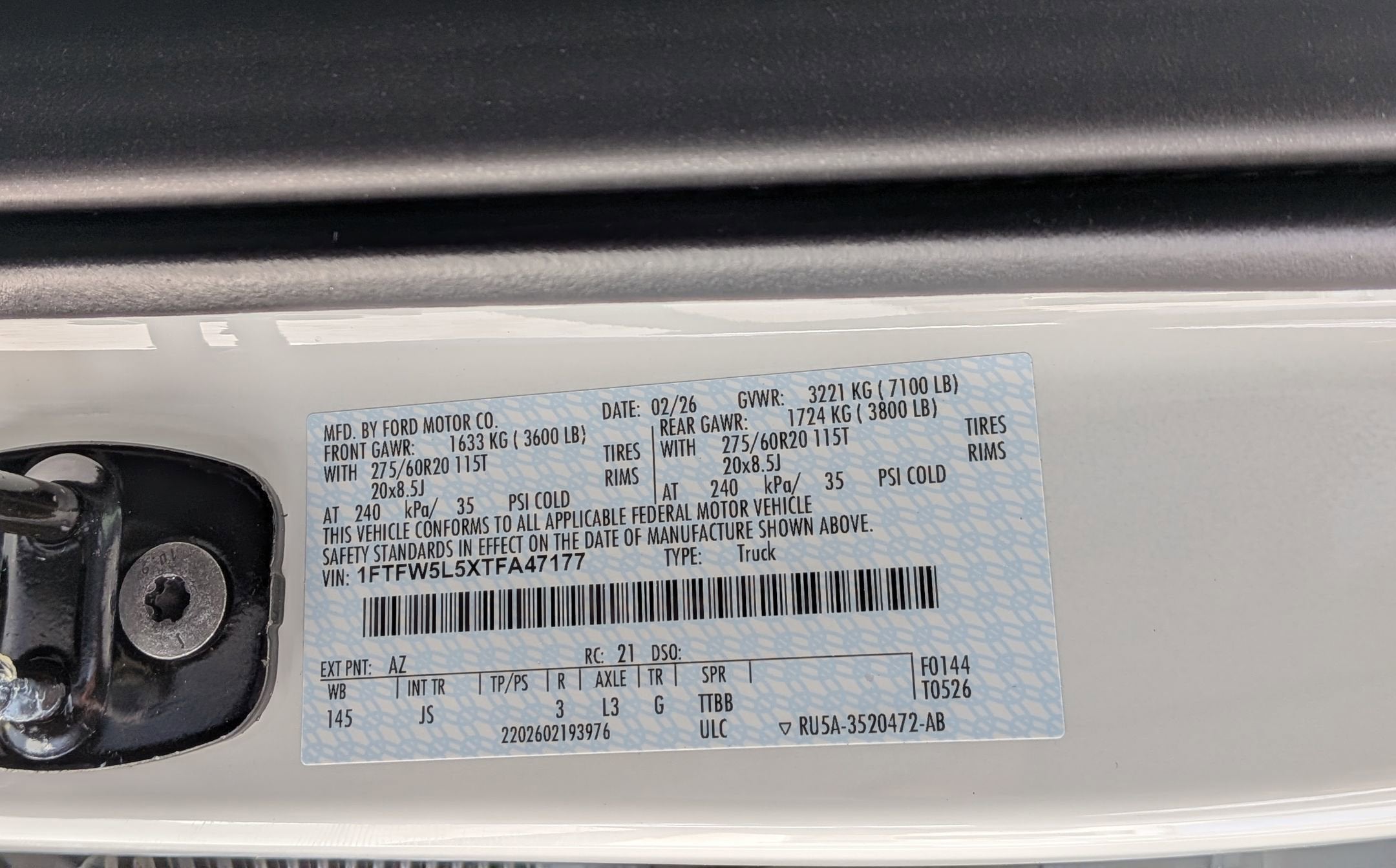 2026 Ford F-150 LARIAT