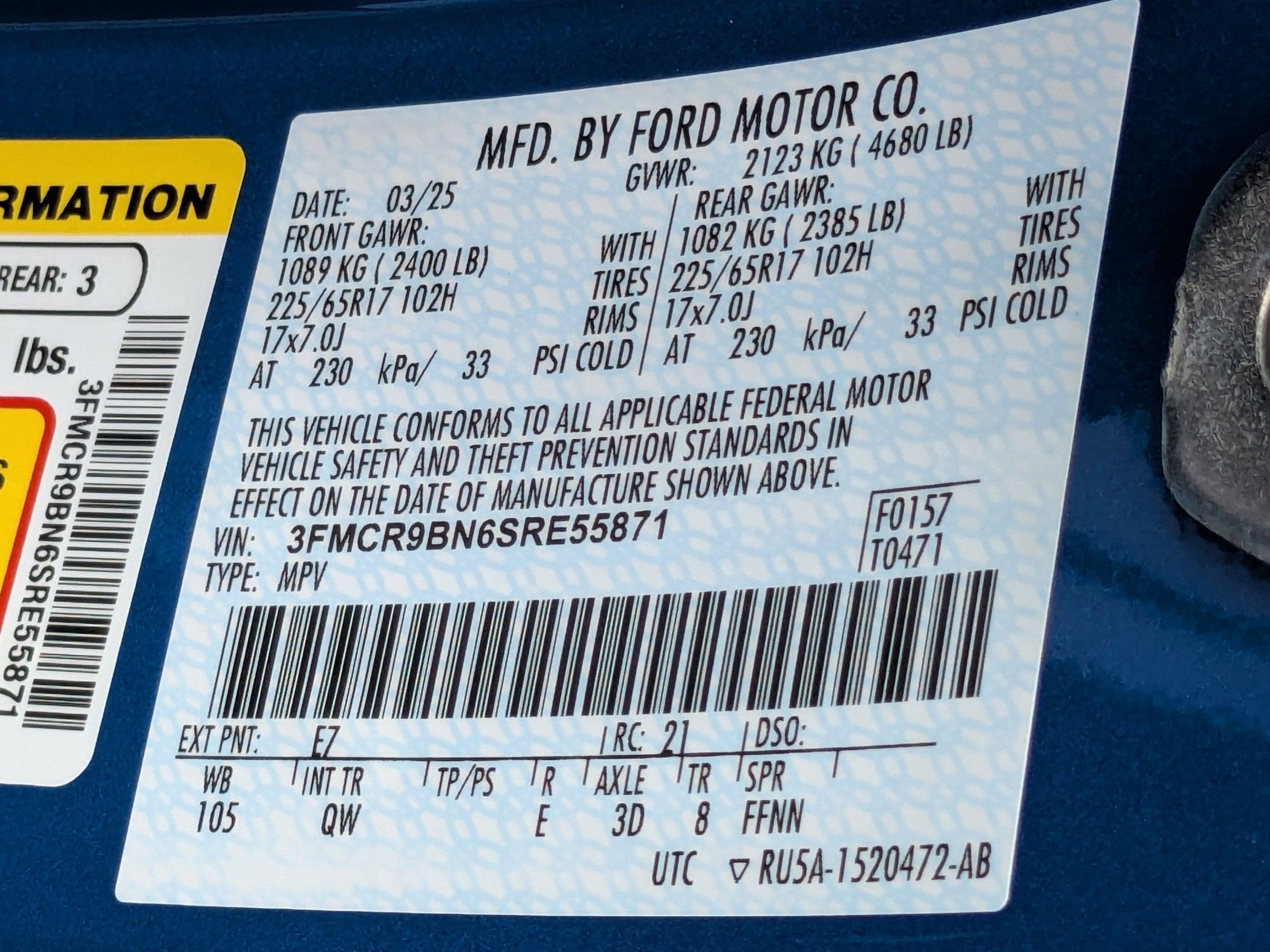 2025 Ford Bronco Sport Big Bend - Crossroads Courtesy Demo